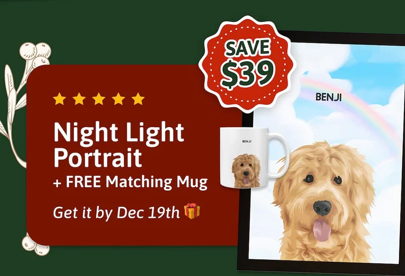 Night Light Portrait + FREE Matching Mug SAVE $39 Get it by Dec 19th