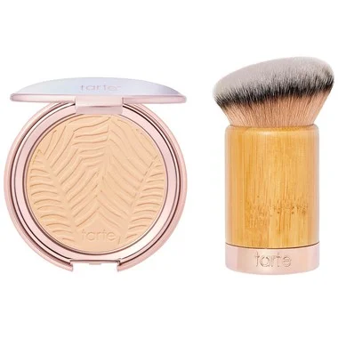 tarte Amazonian Clay Blurring Powder Foundation w/ Brush