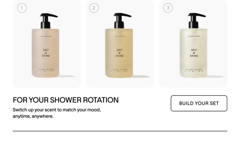 FOR YOUR SHOWER ROTATION
