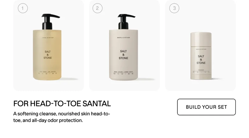 FOR HEAD-TO-TOE SANTAL