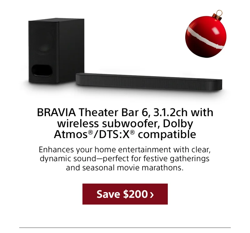 BRAVIA Theater Bar 6 | Save