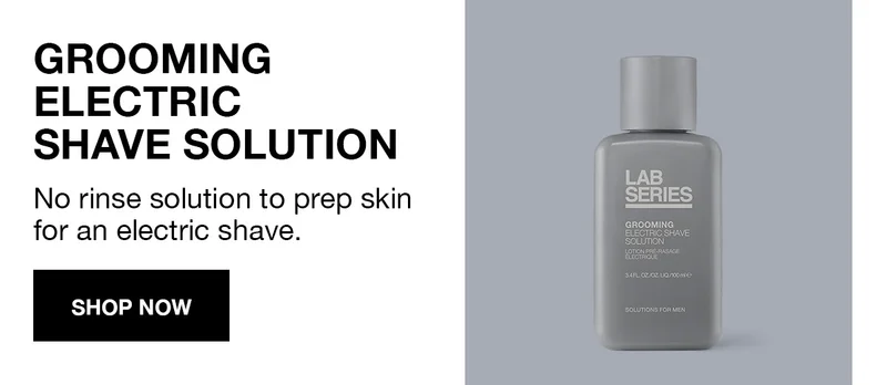 GROOMING ELECTRIC SHAVE SOLUTION | NO RINSE SOLUTION TO PREP SKIN FOR AN ELECTRIC SHAVE. | SHOP NOW