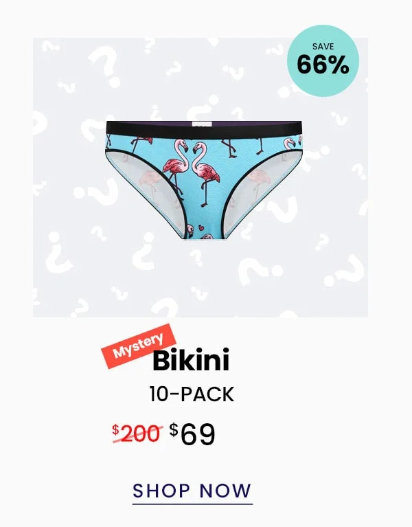 Mystery Bikini 10-Pack | $69 | Shop Now