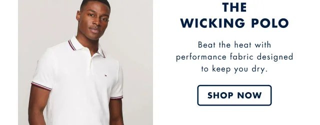 The Wicking polo Beat the heat with performance fabric designed To keep you dry. Shop now