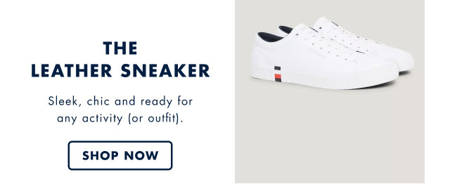 The Leather sneaker Sleek, chic and ready for any activity (or outfit). Shop now