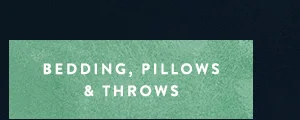 bedding, pillows & throws