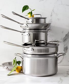 $100 off All-Clad d5 7 & 10 piece cookware sets