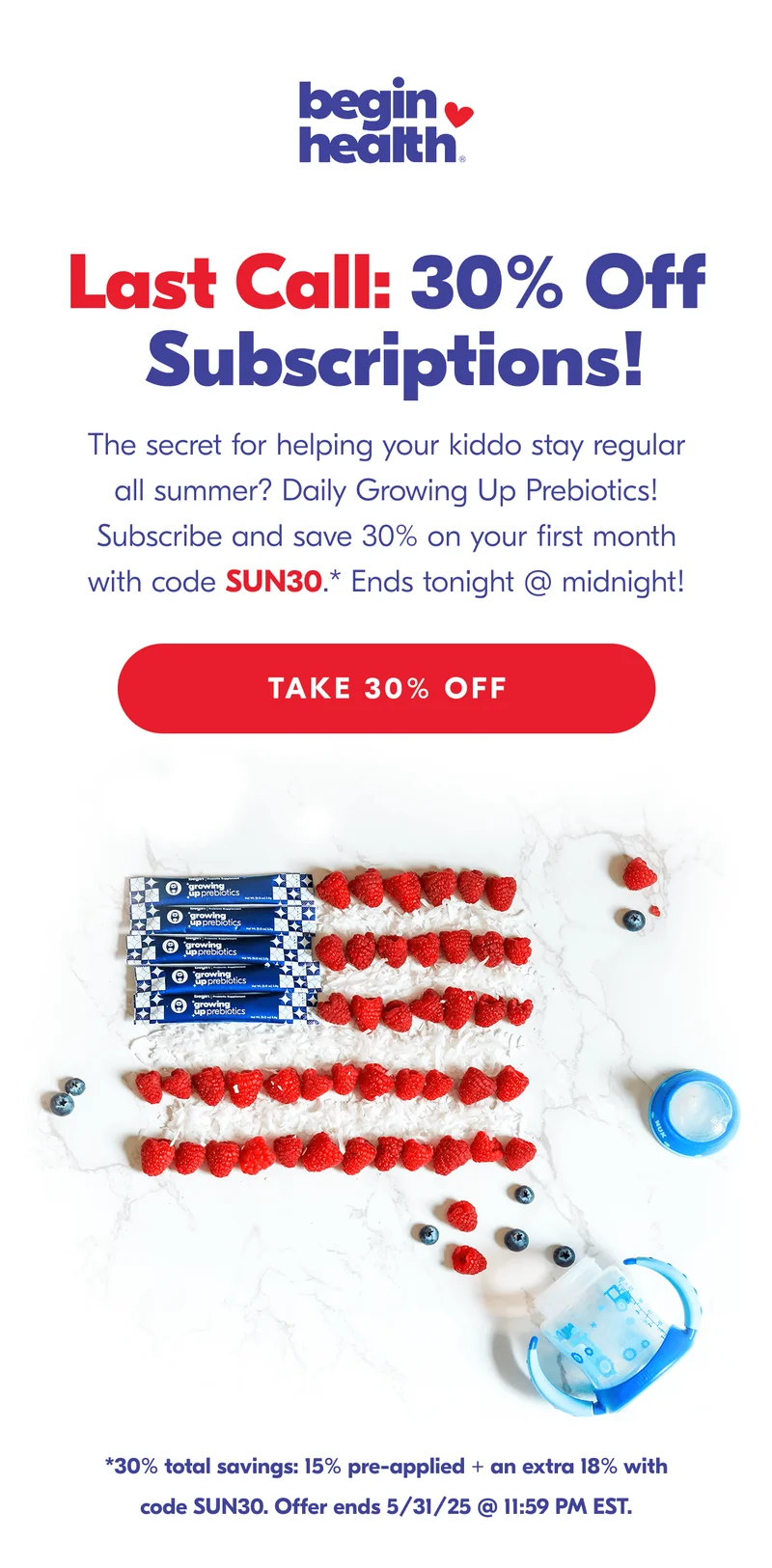 Take 30% off your first month's subscription with code SUN30.