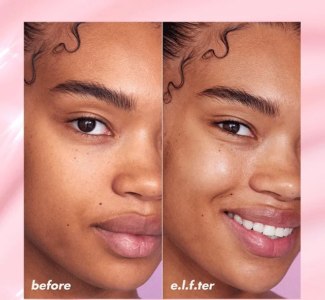 Before and e.l.f.ter
