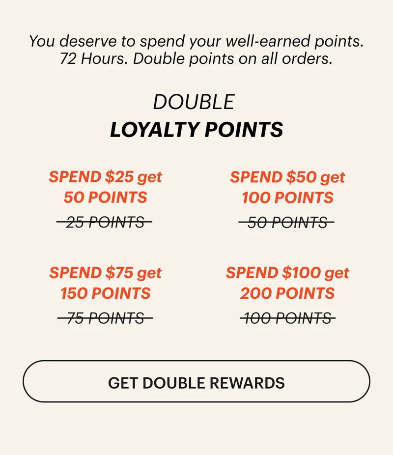 Loyalty Double Points