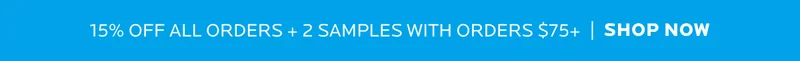 15 percent off all orders
