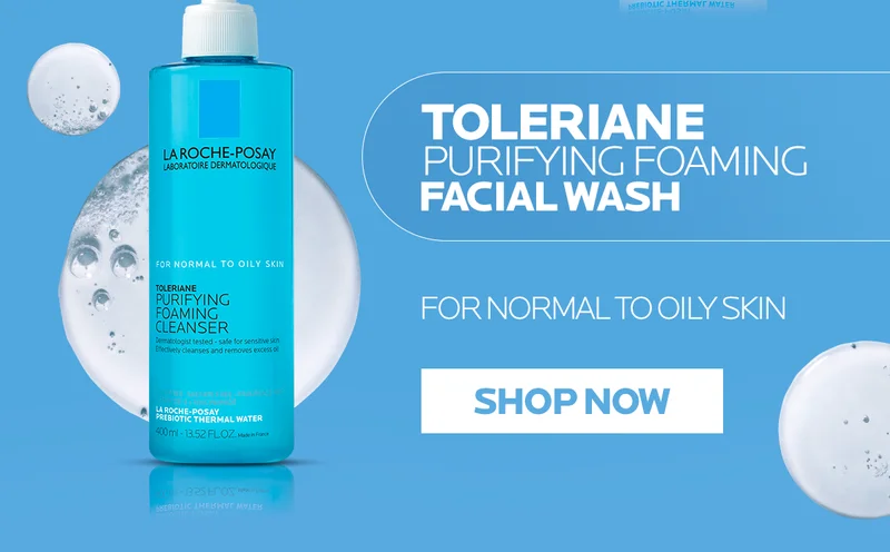 Toleriane purifying foaming facial wash