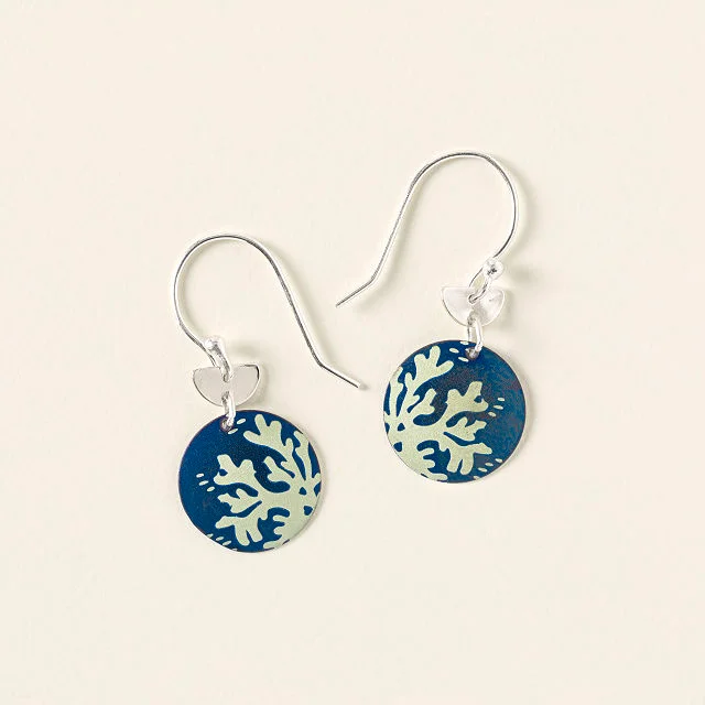 Shimmering Coral Reef Earrings