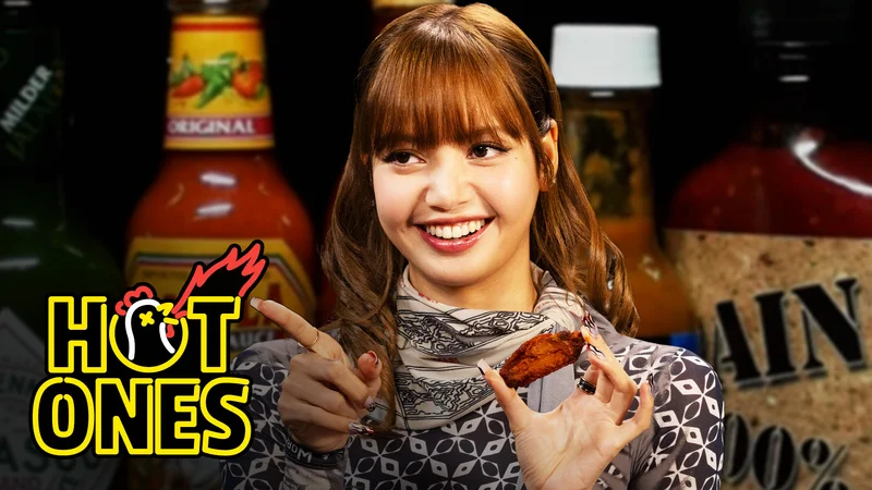 Lisa on Hot Ones.
