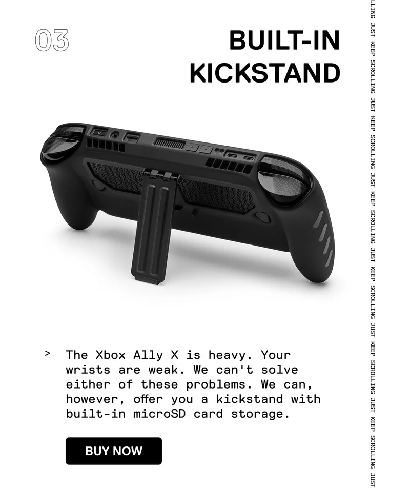 Built-in Kickstand