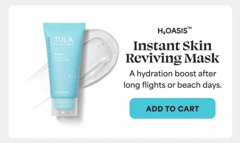 H2Oasis™ Instant Skin Reviving Mask A hydration boost after long flights or beach days. -- ADD TO CART