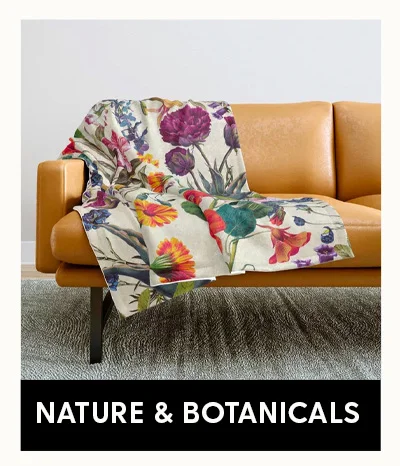 Shop Nature & Botanicals Throw Blankets