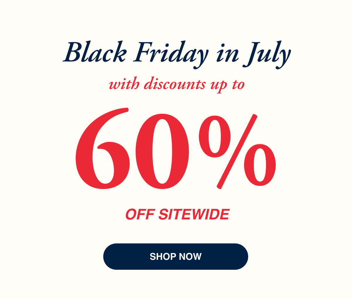 Black Friday Came Early This Year