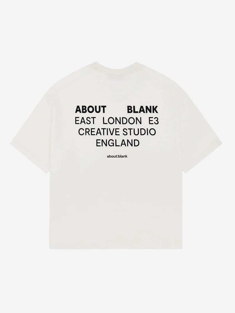 Image of about:blank Creative Studio T-Shirt - Oat/Black