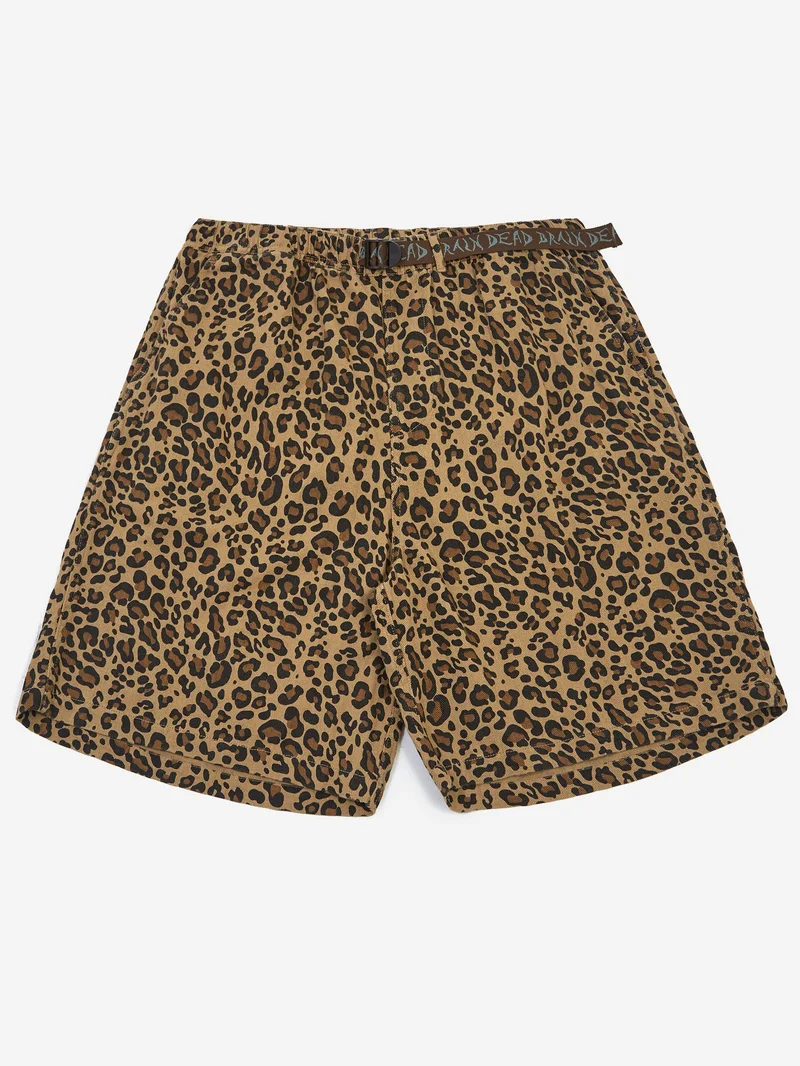 Image of Brain Dead Twill Climber Short - Leopard