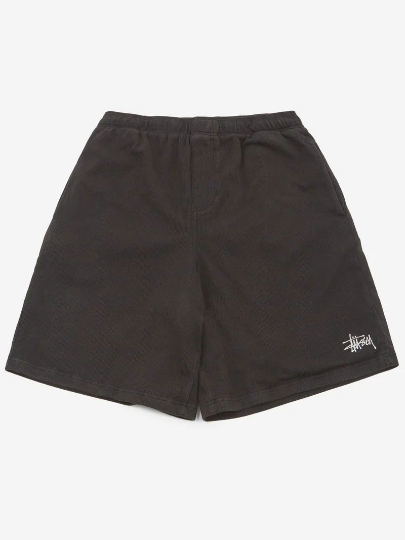 Image of Stussy Double Layer Jersey Short - Black