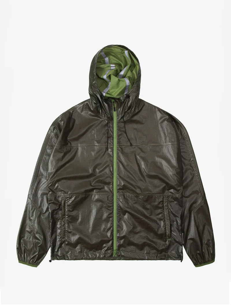 Image of Purple Mountain Observatory Heatreactive Breeze Jacket - Khaki / Lime