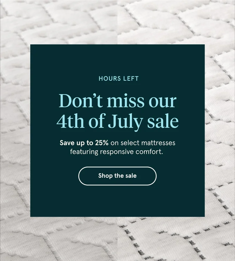 Hours Left | Don't miss our 4th of July sale | Shop the Sale