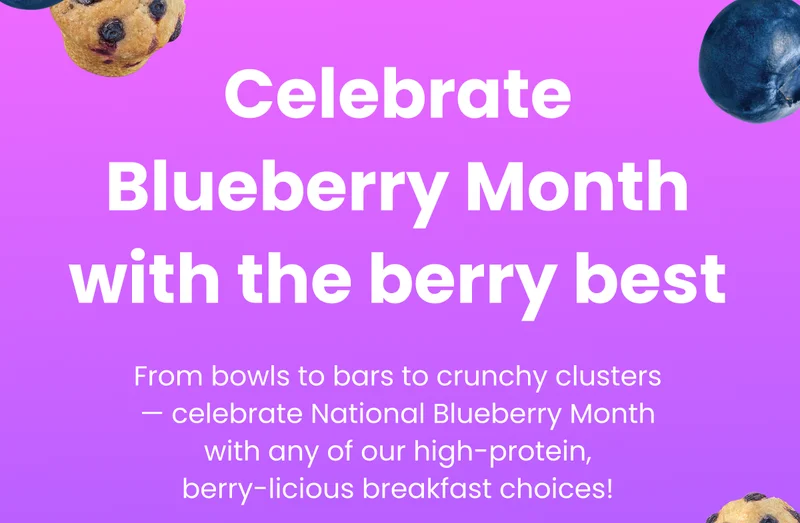 Celebrate Blueberry Month with the berry best!