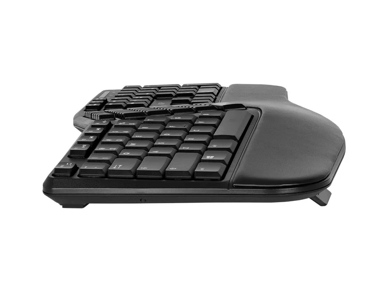 Wireless Split Ergonomic Full‑Size Keyboard Built‑In Wrist Cushion Support Free Standard US Shipping Shop Now