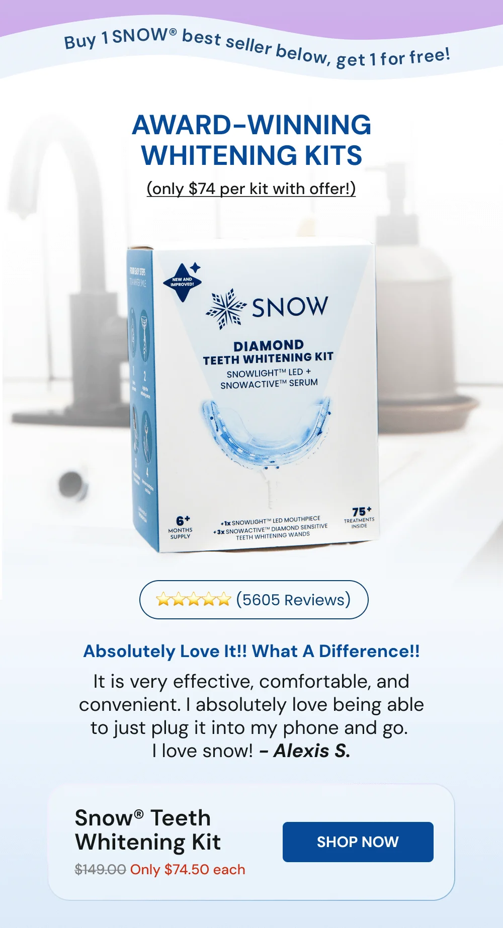 Award Winning Whitening Kit - 5605 Reviews [SHOP NOW]