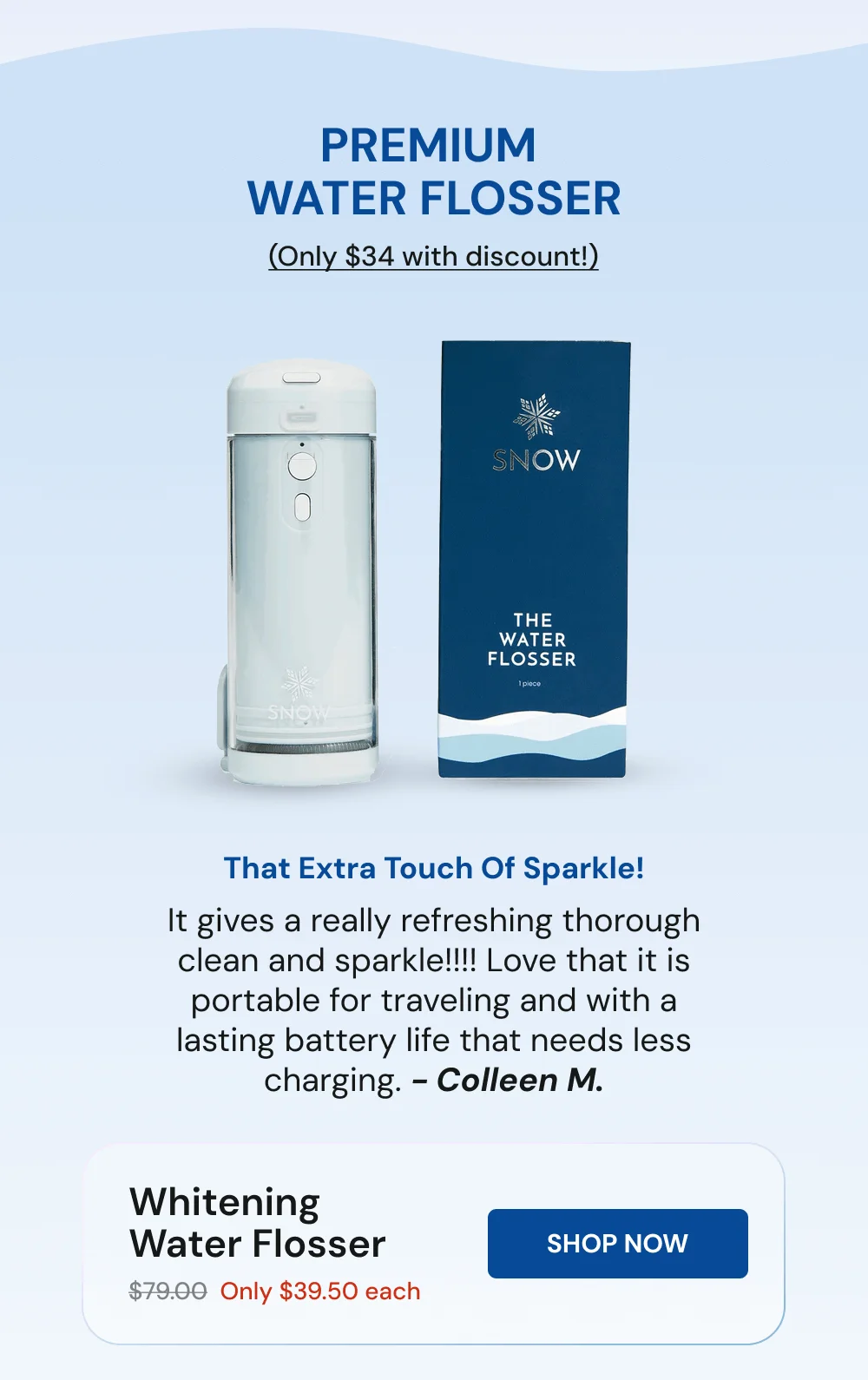 Premium Water Flosser [SHOP NOW]