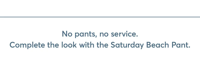 Saturday Beach Pant