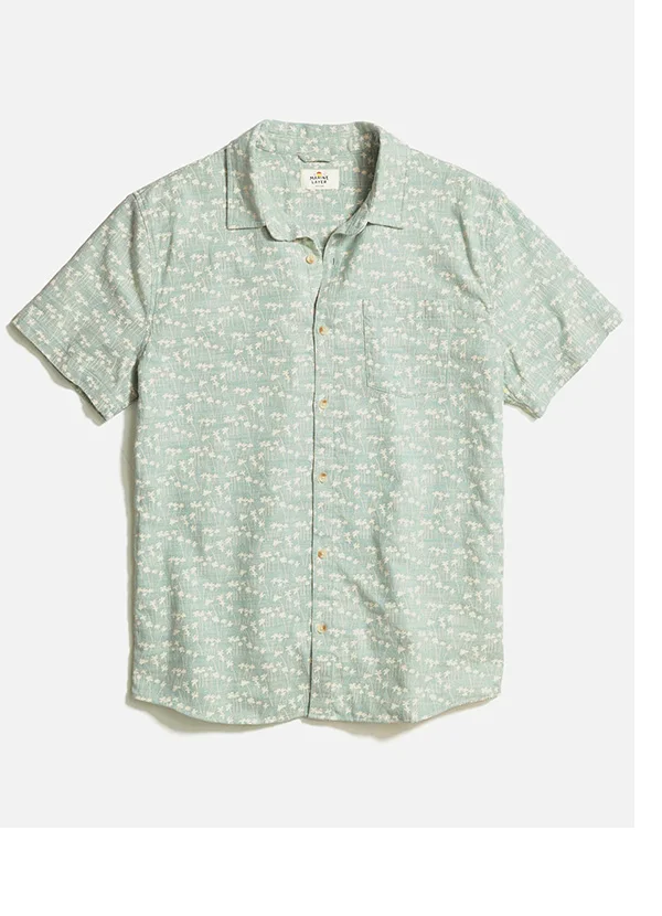 Stretch Selvage Short Sleeve Shirt