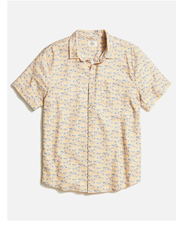 Stretch Selvage Short Sleeve Shirt