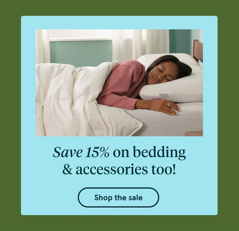 Save 15% on bedding & accessories too! | Shop Now