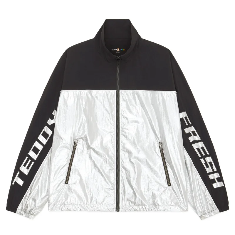 Image of Silver Panel Track Jacket