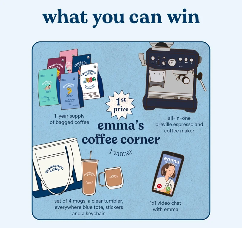 emma’s coffee corner makeover. [enter to win]