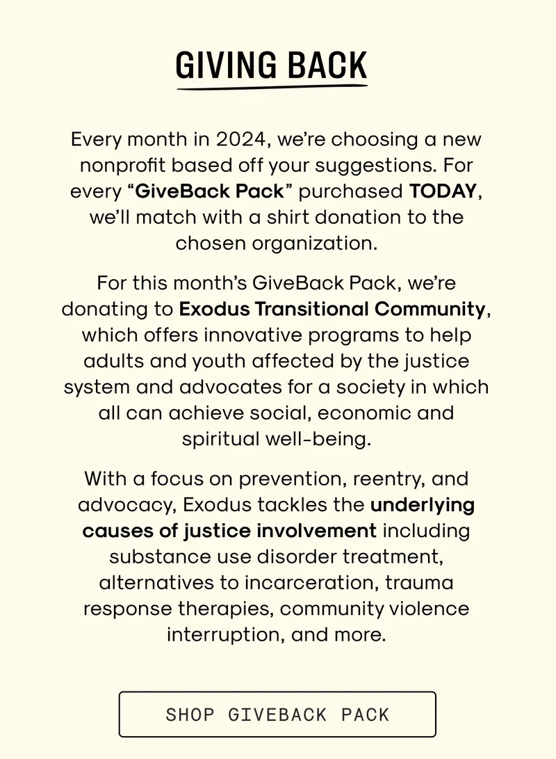 Giving Back