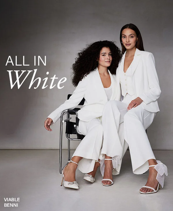 All in white