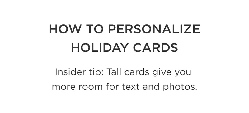 How to Personalize Holiday Cards