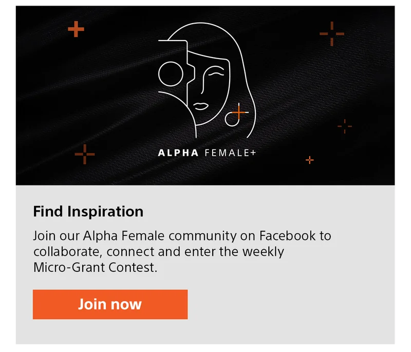 Find Inspiration | Join our Alpha Female community on Facebook | Join now