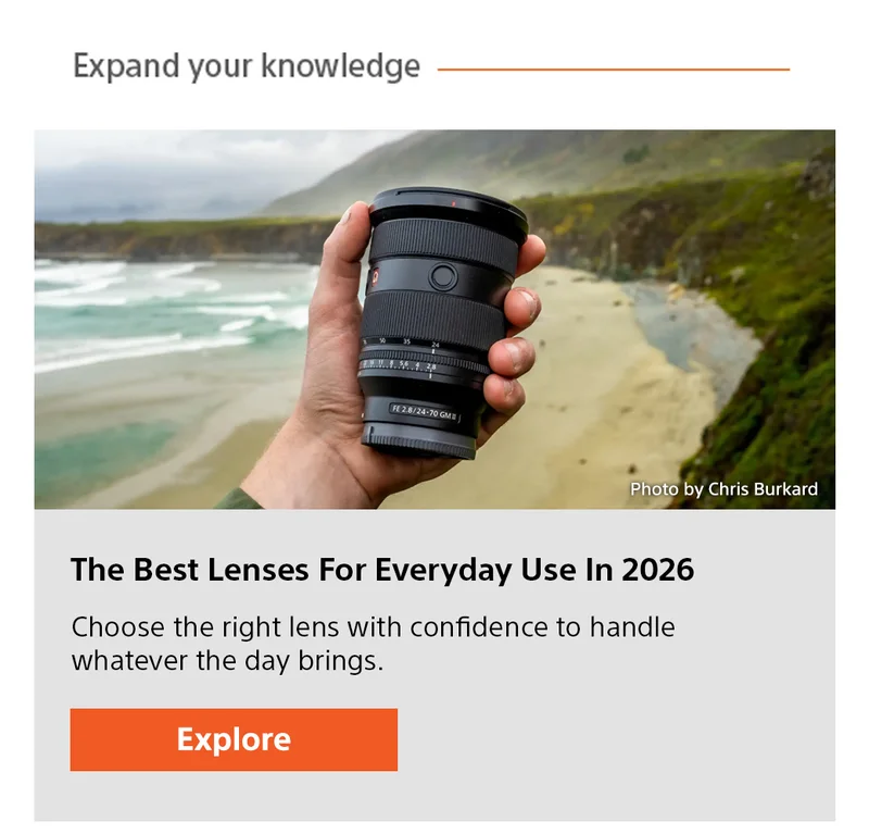 Expand your knowledge | The Best Lenses For Everyday Use in 2026 | Explore | Photo by Chris Burkard