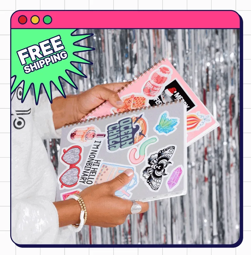 Free US Shipping on Stickers