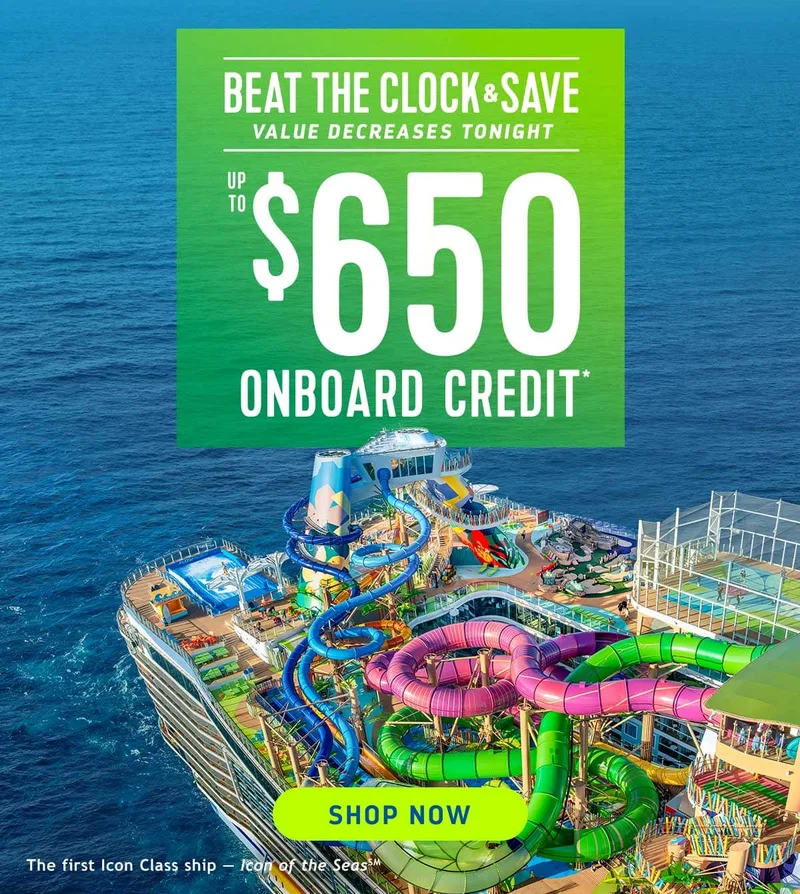 UP TO $650 ONBOARD CREDIT