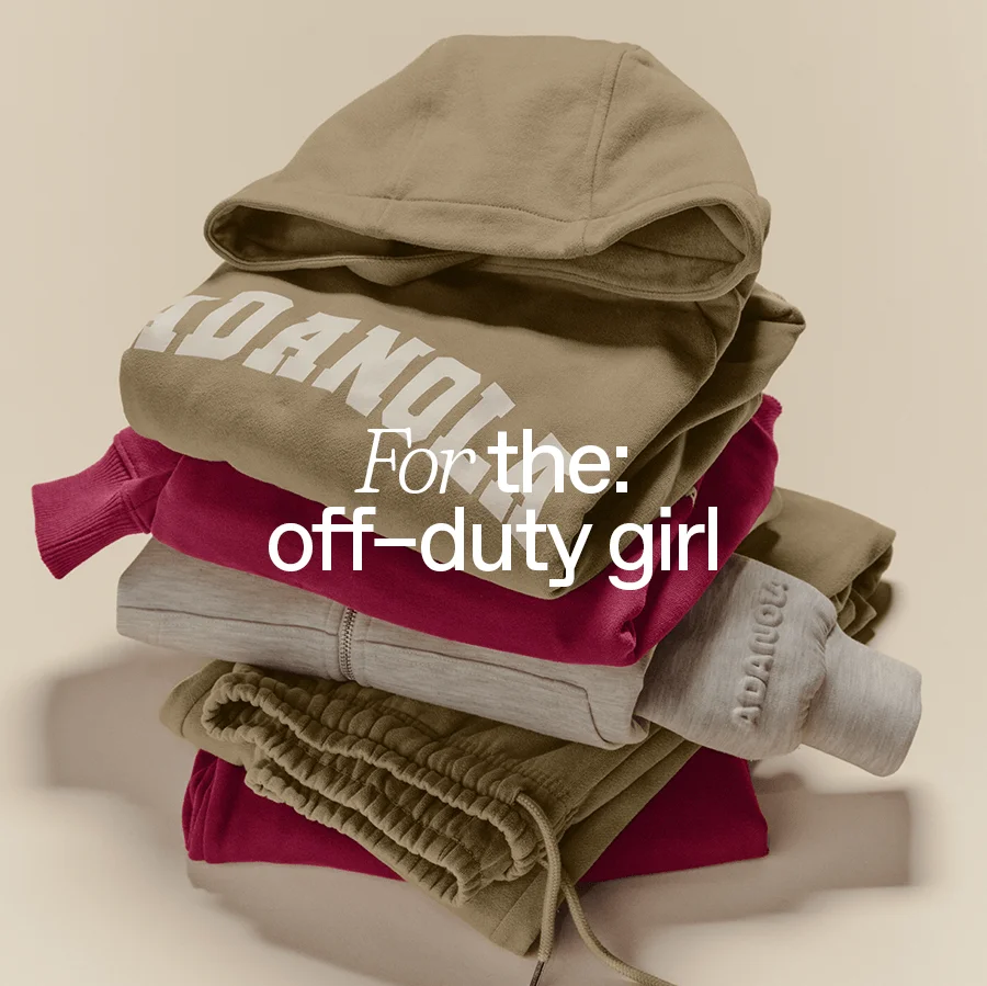 For the: off-duty girl