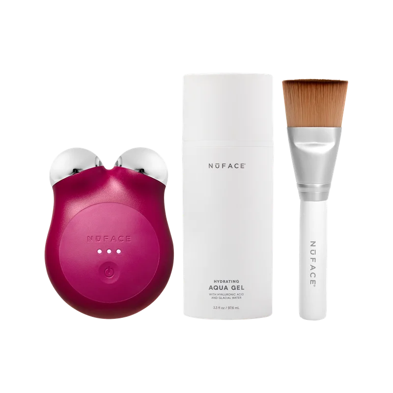 Image of Limited Edition MINI+ Velvet Rose Starter Kit - Smart On-the-Go Facial Toning Kit