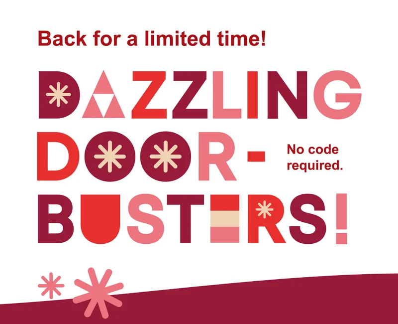 Dazzling door busters GIF
