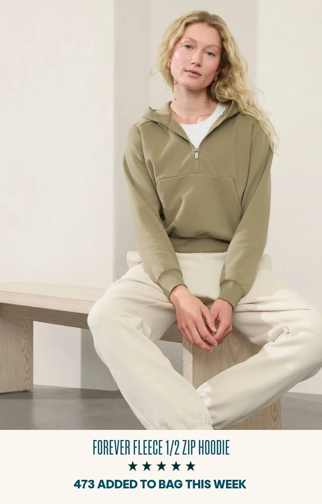 Forever Fleece 1/2 Zip Hoodie