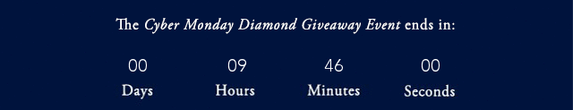 The Cyber Monday Diamond Giveaway Event Ends Soon