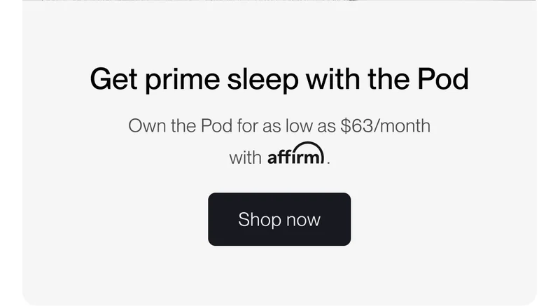 Get prime sleep with the Pod